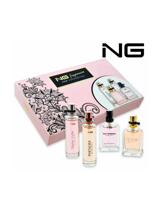 NG Giftset met 4 x 15ml Eau de Parfum voor dames