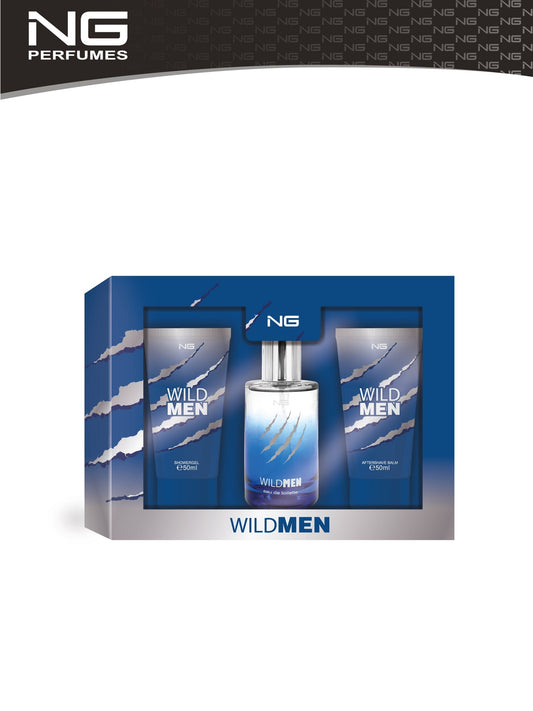 Giftset Wildmen for men - 3 delig